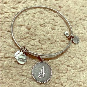 Alex and Ani Silver ‘A’ Initial Charm Bracelet